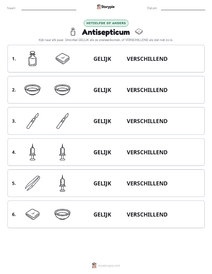 Zelfde of Verschillend