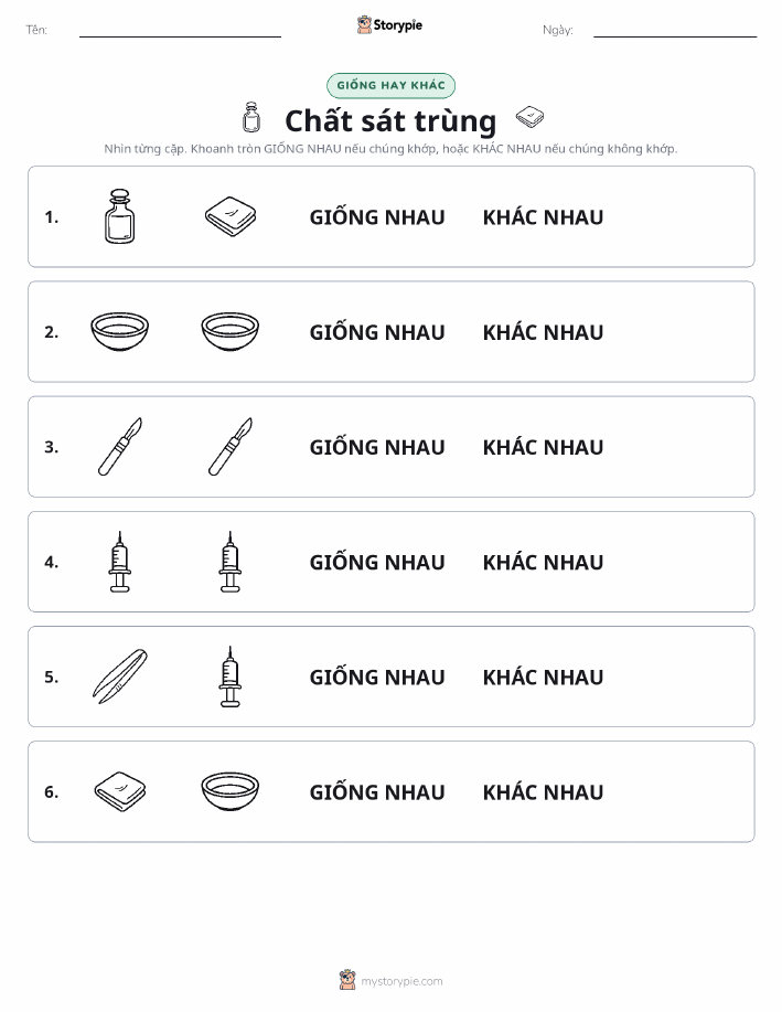 Giống Hay Khác