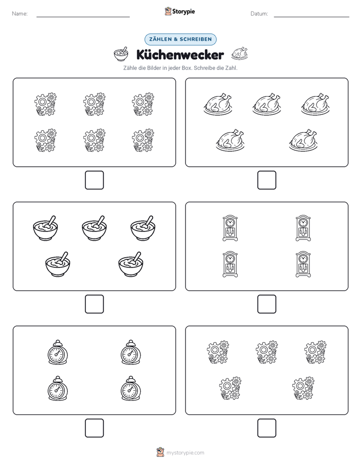 Zählen & Schreiben
