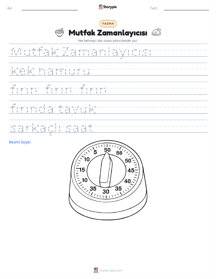 Yazma Pratiği