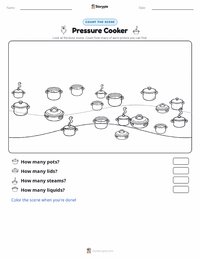Pressure Cooker printable worksheet preview