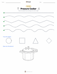 Pressure Cooker printable worksheet preview