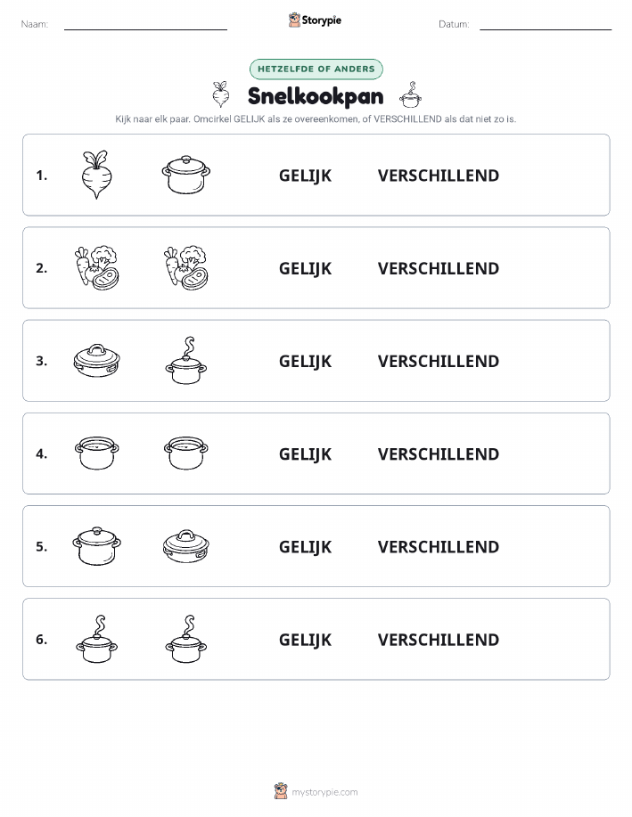 Zelfde of Verschillend