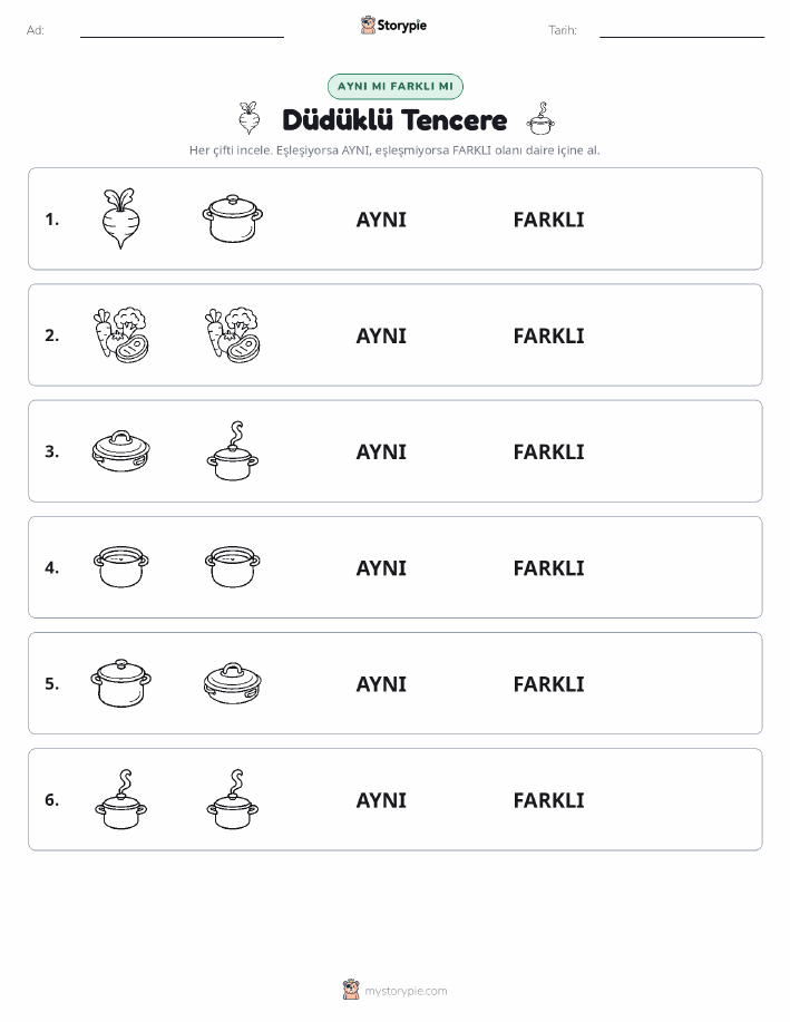Aynı mı Farklı mı