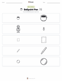 Ballpoint Pen printable worksheet preview