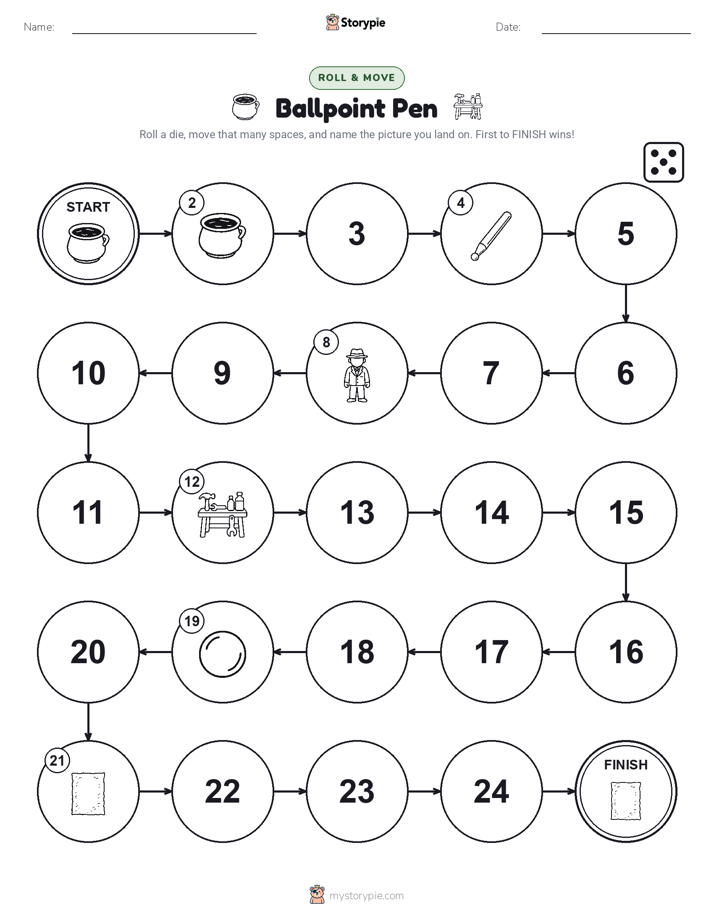 Roll & Move Game