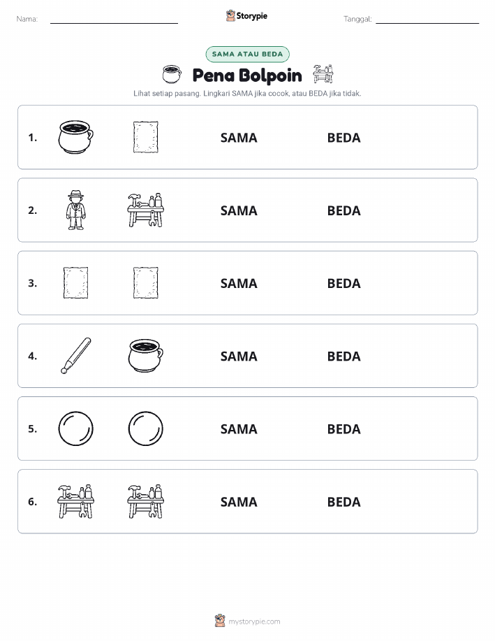 Sama atau Berbeda