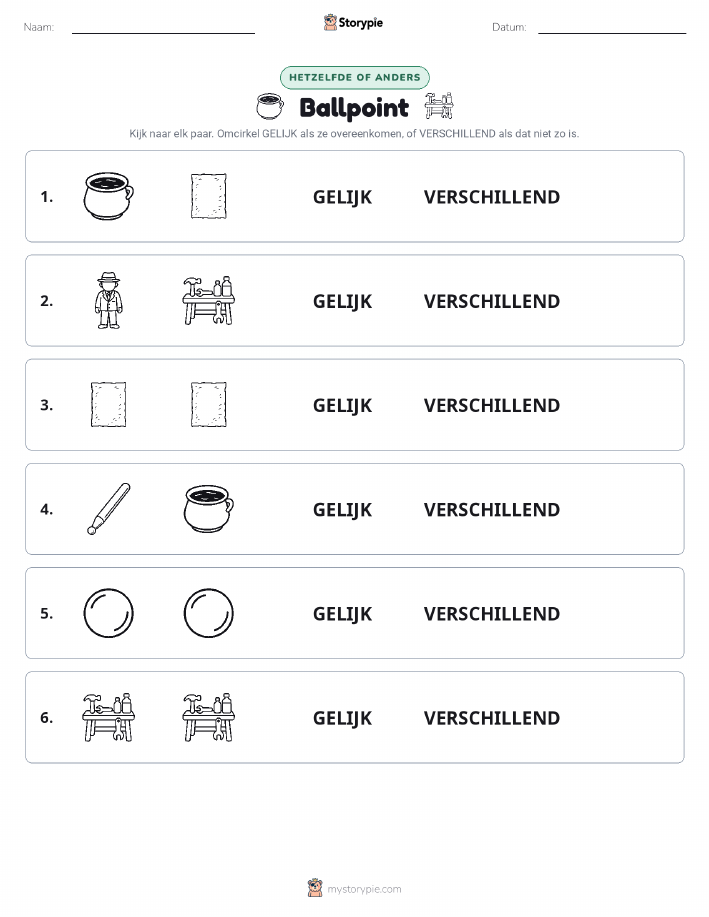 Zelfde of Verschillend