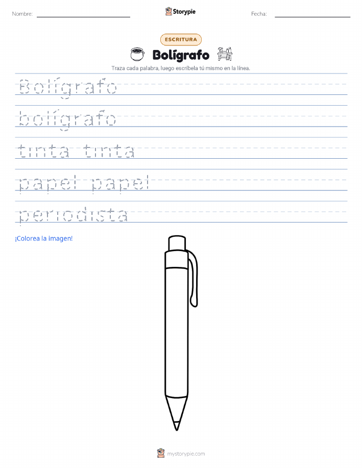 Práctica de Escritura