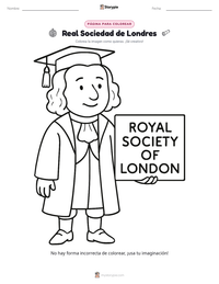 Vista previa de la hoja de trabajo imprimible de Real Sociedad de Londres