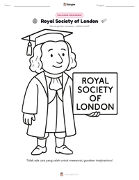 Prabaca lembar kerja cetak Royal Society of London