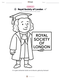 Royal Society of London afdrukbare werkblad voorbeeld