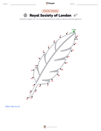 Royal Society of London afdrukbare werkblad voorbeeld