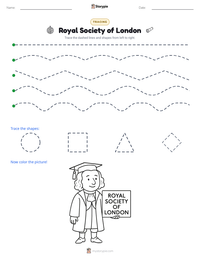 Royal Society of London printable worksheet preview