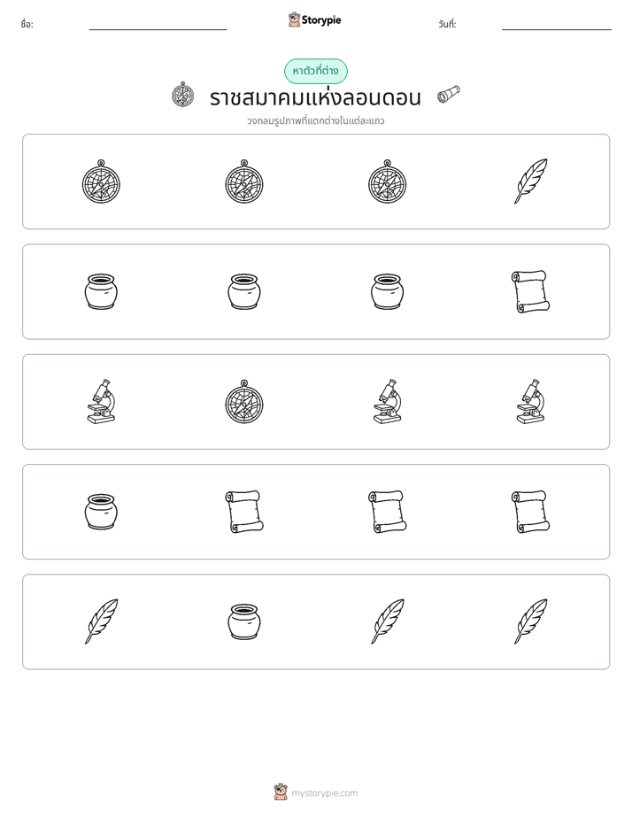 ตัวที่แตกต่าง