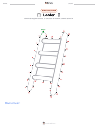Ladder afdrukbare werkblad voorbeeld