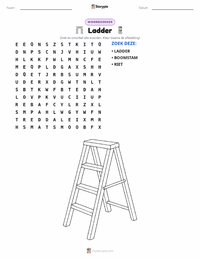 Ladder afdrukbare werkblad voorbeeld