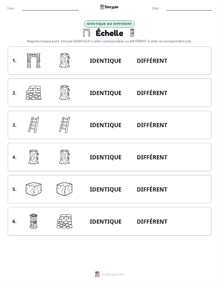 Identique ou Différent