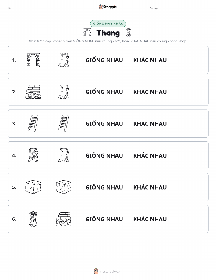 Giống Hay Khác