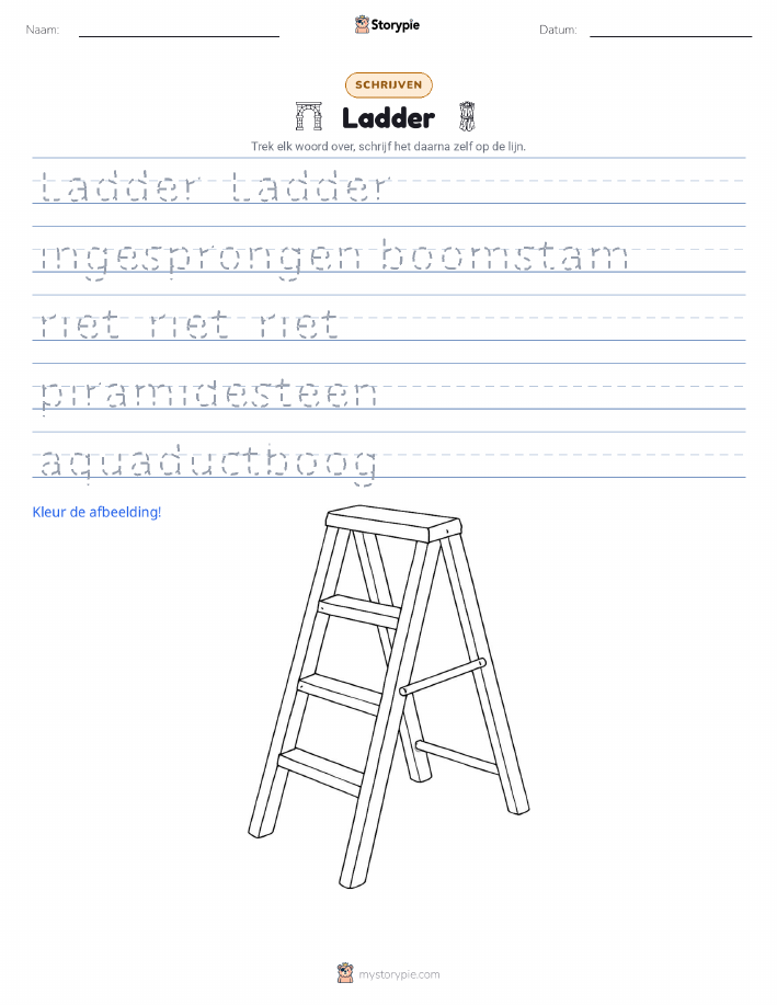 Schrijf Oefening