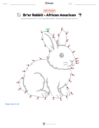 Br'er Rabbit - African American printable worksheet preview