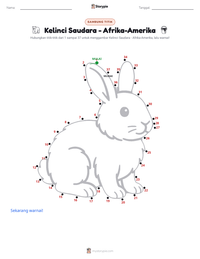 Prabaca lembar kerja cetak Br'er Rabbit