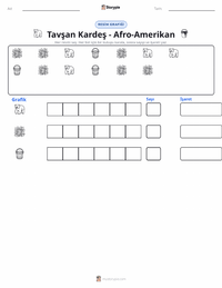 Br'er Tavşan yazdırılabilir çalışma sayfası önizlemesi