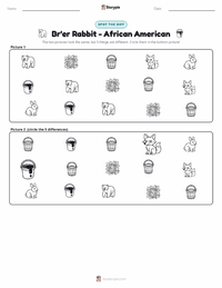 Br'er Rabbit - African American printable worksheet preview