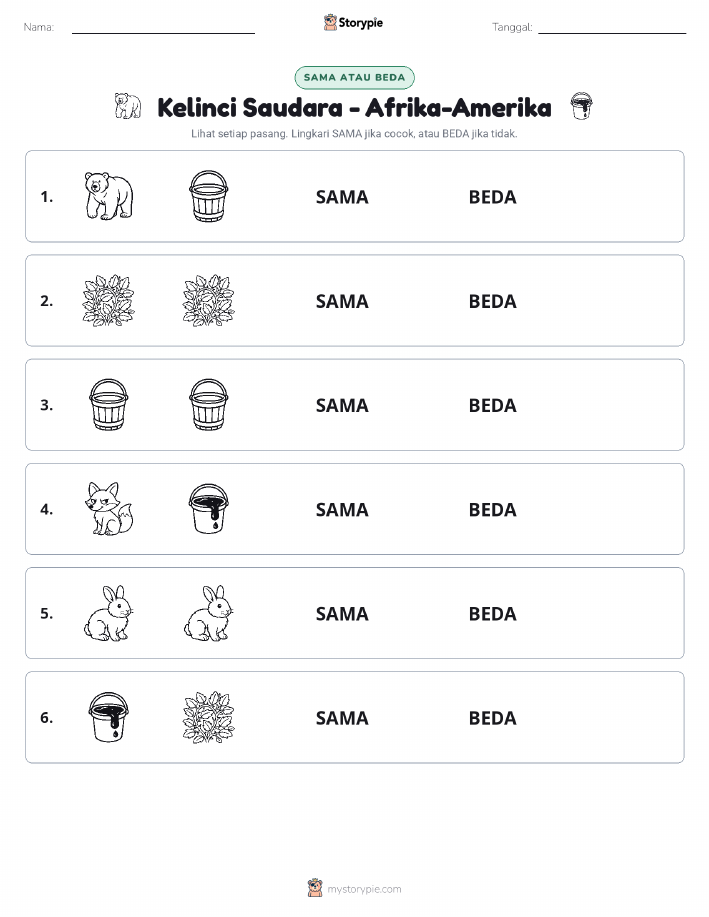 Sama atau Berbeda