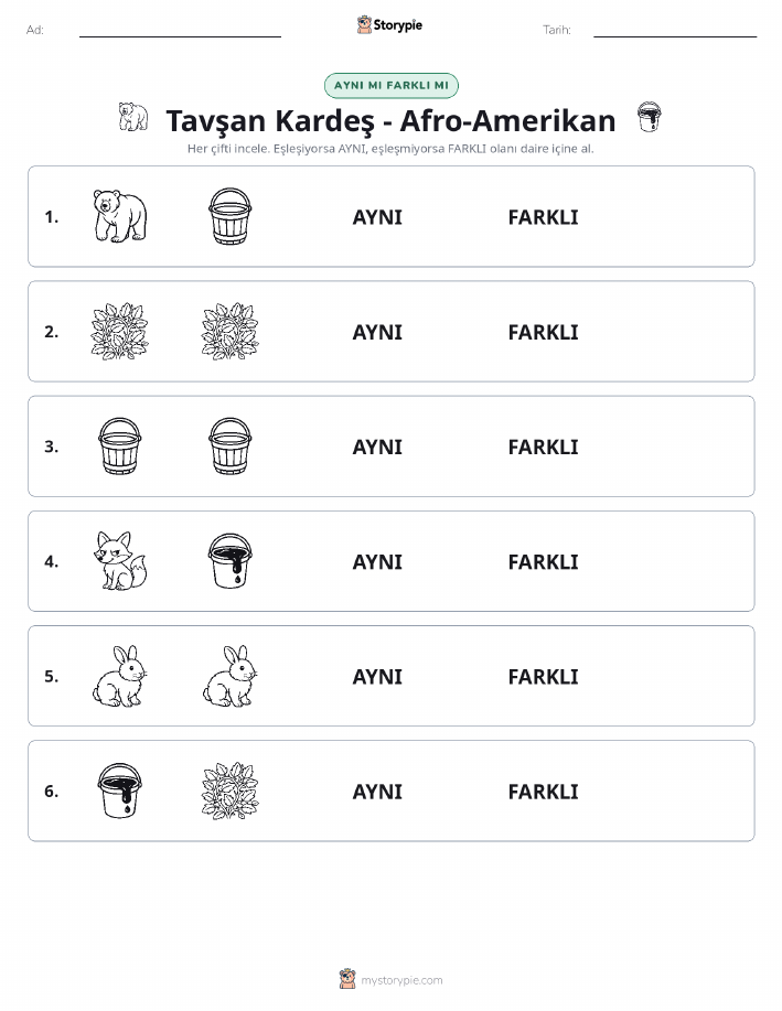 Aynı mı Farklı mı