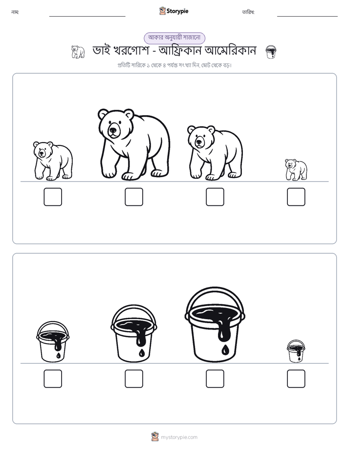 আকারের ক্রম