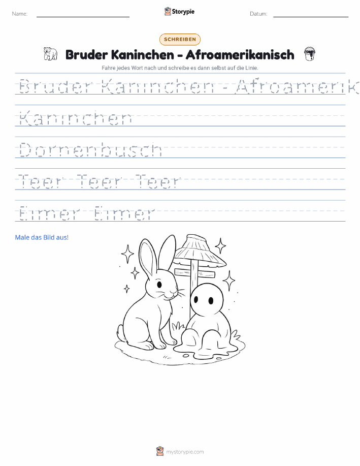 Schreibübung