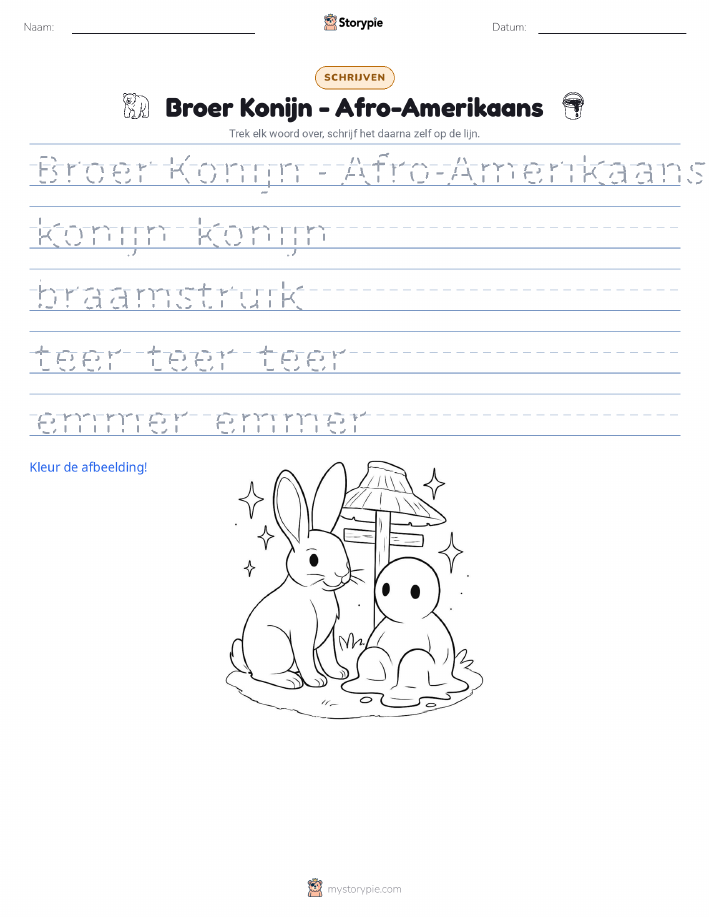 Schrijf Oefening