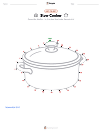 Slow Cooker printable worksheet preview