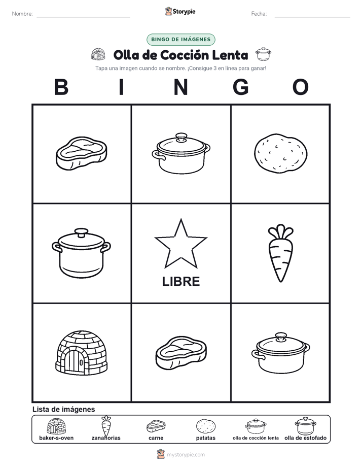 Bingo de Imágenes