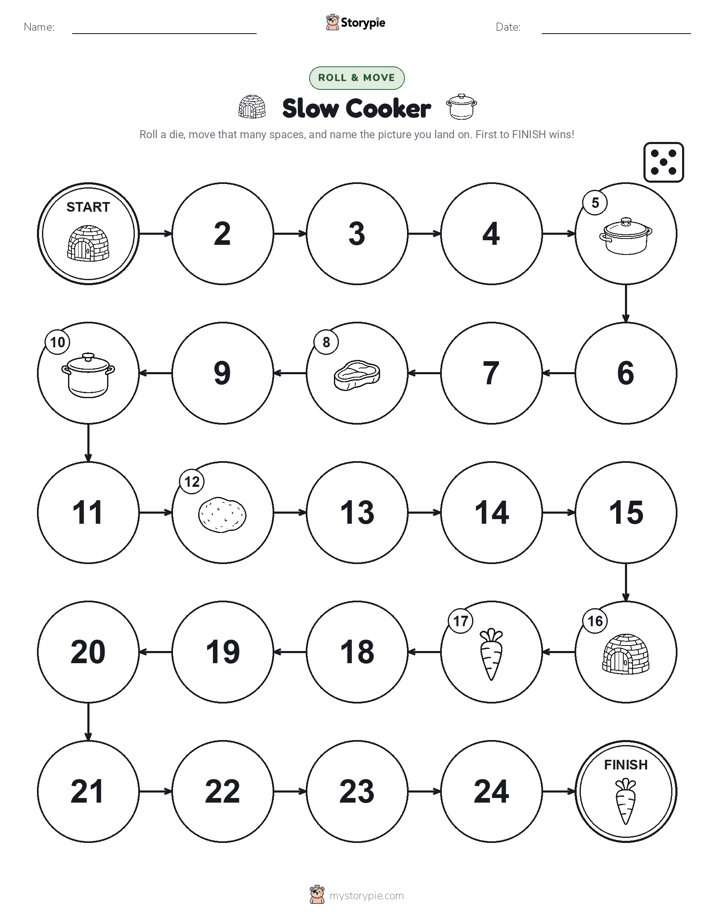 Roll & Move Game