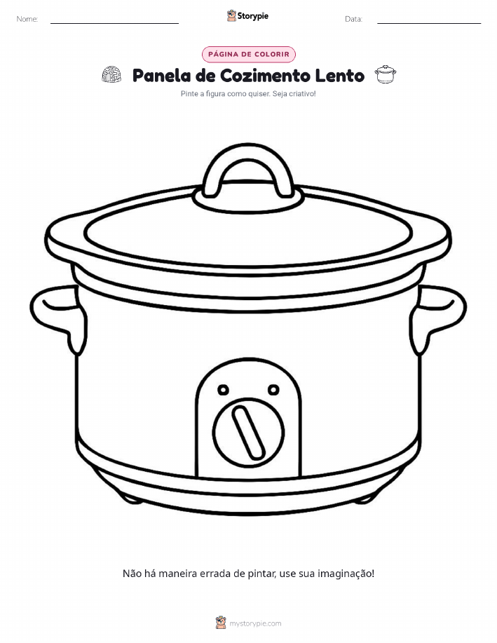 Página para colorir