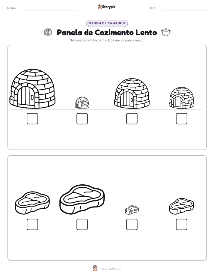Ordem de Tamanho