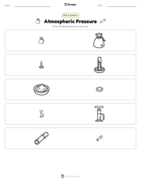 Atmospheric Pressure printable worksheet preview