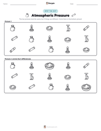 Atmospheric Pressure printable worksheet preview