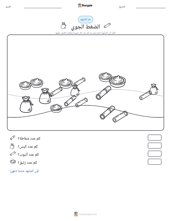 مشهد العد