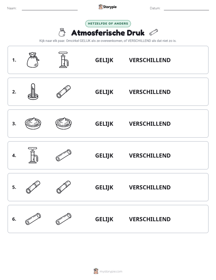 Zelfde of Verschillend