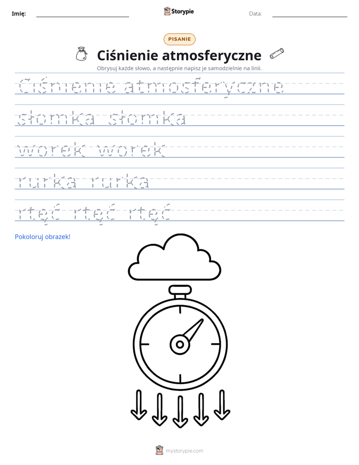 Ćwiczenie Pisania