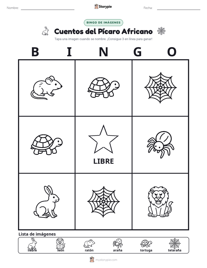 Bingo de Imágenes