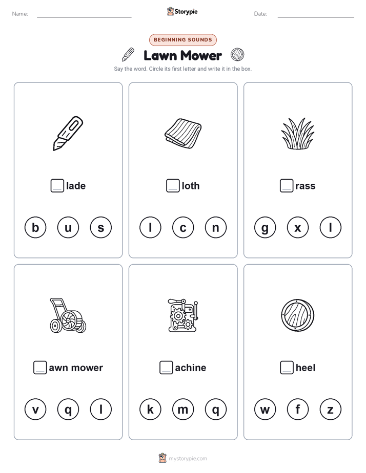 Beginning Sounds
