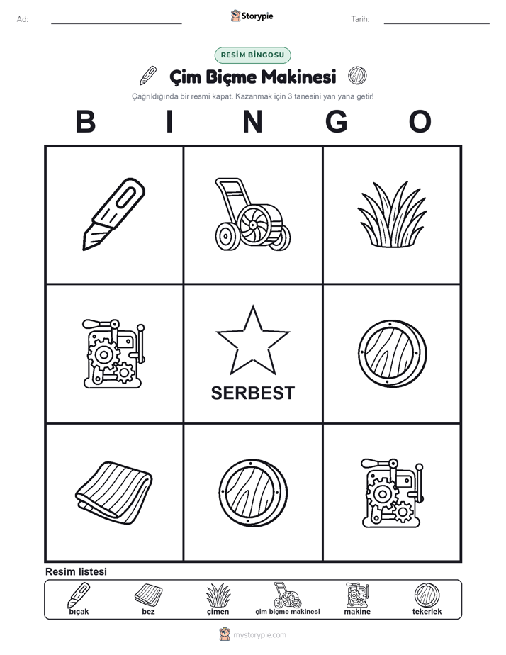 Resim Bingo