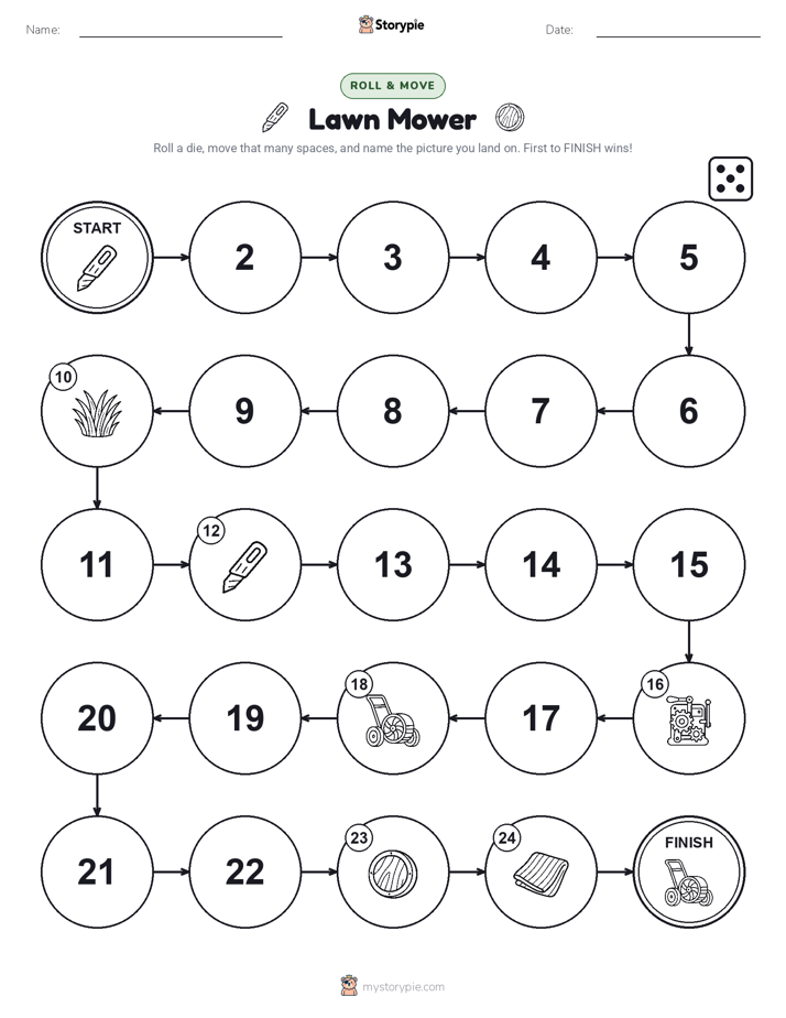 Roll & Move Game