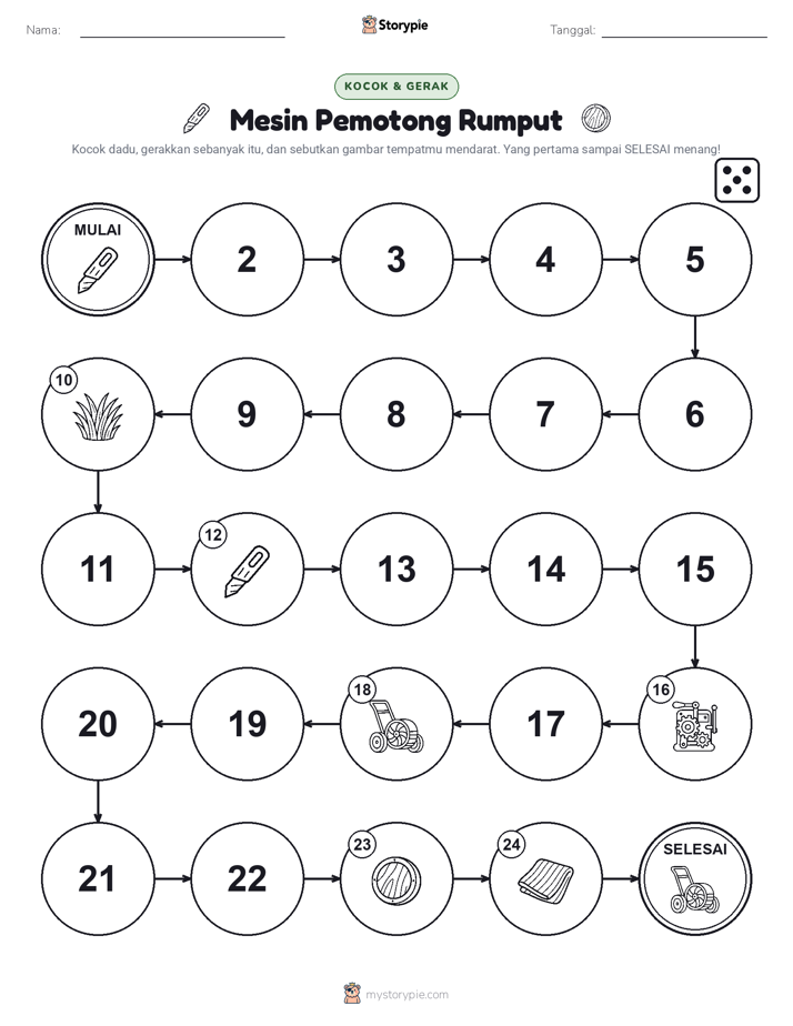 Permainan Gulung & Pindah