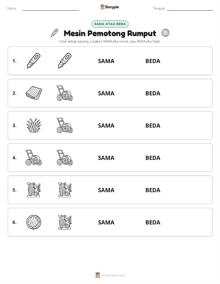 Sama atau Berbeda