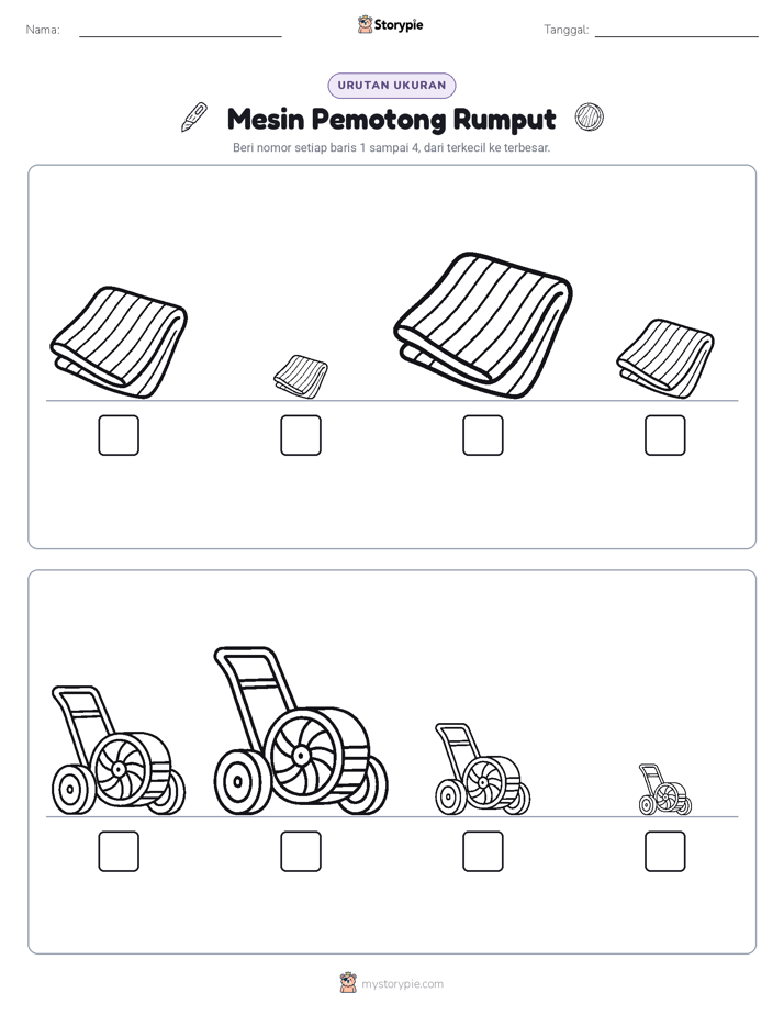 Urutan Ukuran
